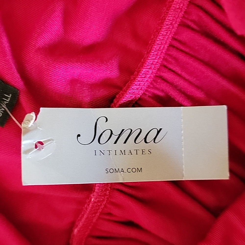 SOMA Casual Luxury Cami Applique Maxi Dress Sz S - Picture 4 of 5